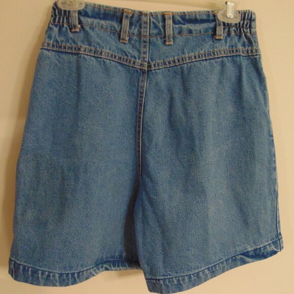 Vintage Tower Hill Sport Blue Denim Shorts, Size 8 - Picture 7 of 10